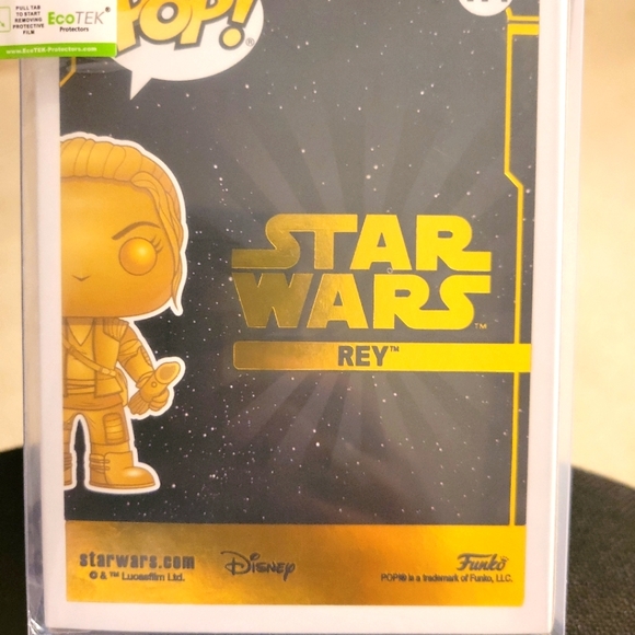 Funko Pop Rey Star Wars Gold only at Walmart edition - Picture 1 of 4